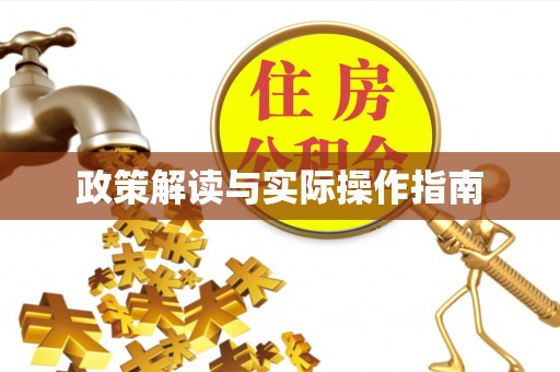 商河政策解读与实际操作指南